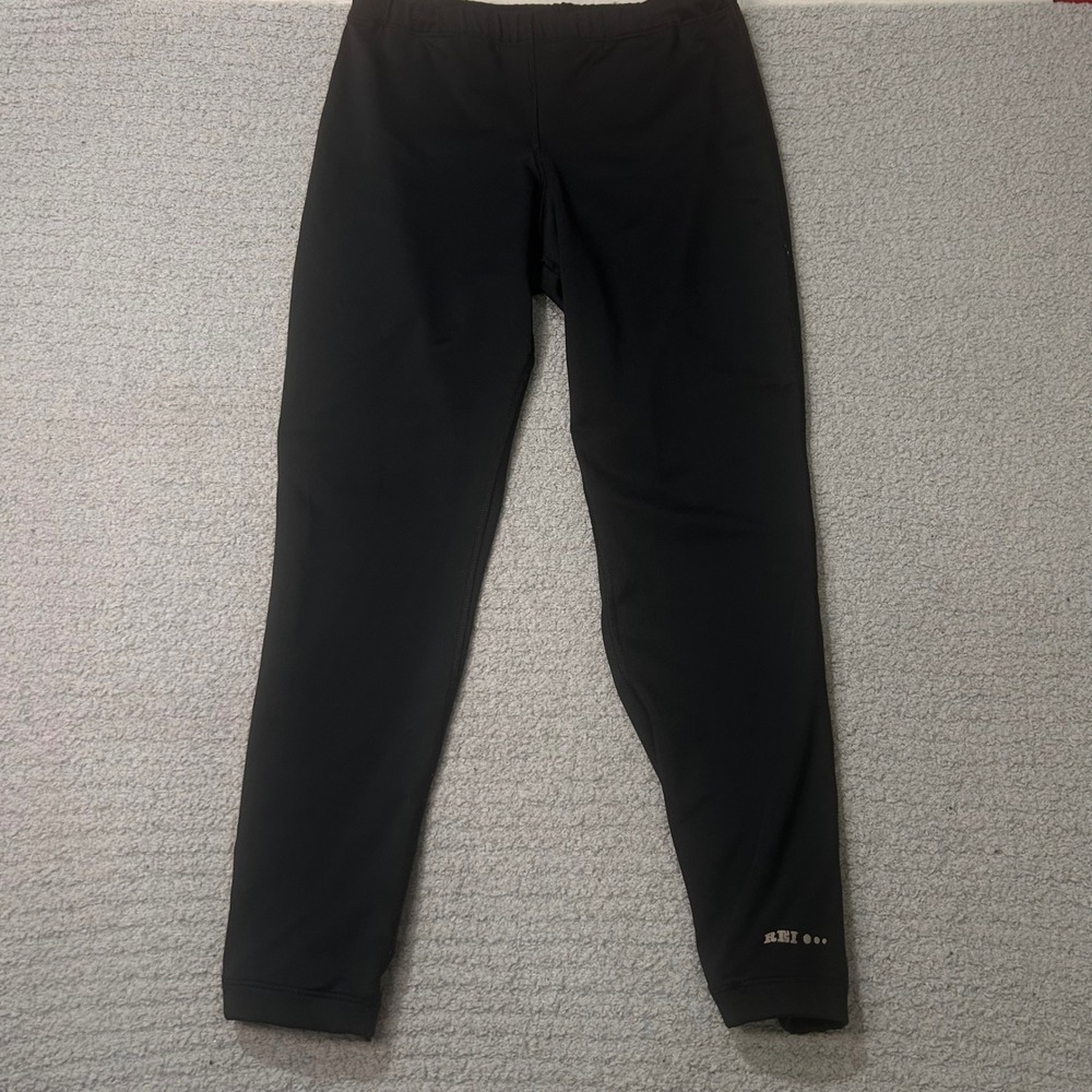 REI Leggings Active Performance M Black Gorpcore Hiking‎ Yoga Tights